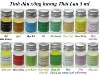 Tinh dầu xông hương Thái Lan (chai nhỏ 5 ml): 28-35.000 đ/chai