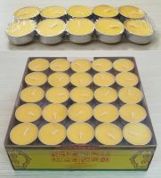 Nến tealight bơ (sáp bơ thơm): 110.000 - 120.000 đ/hộp 100 cái